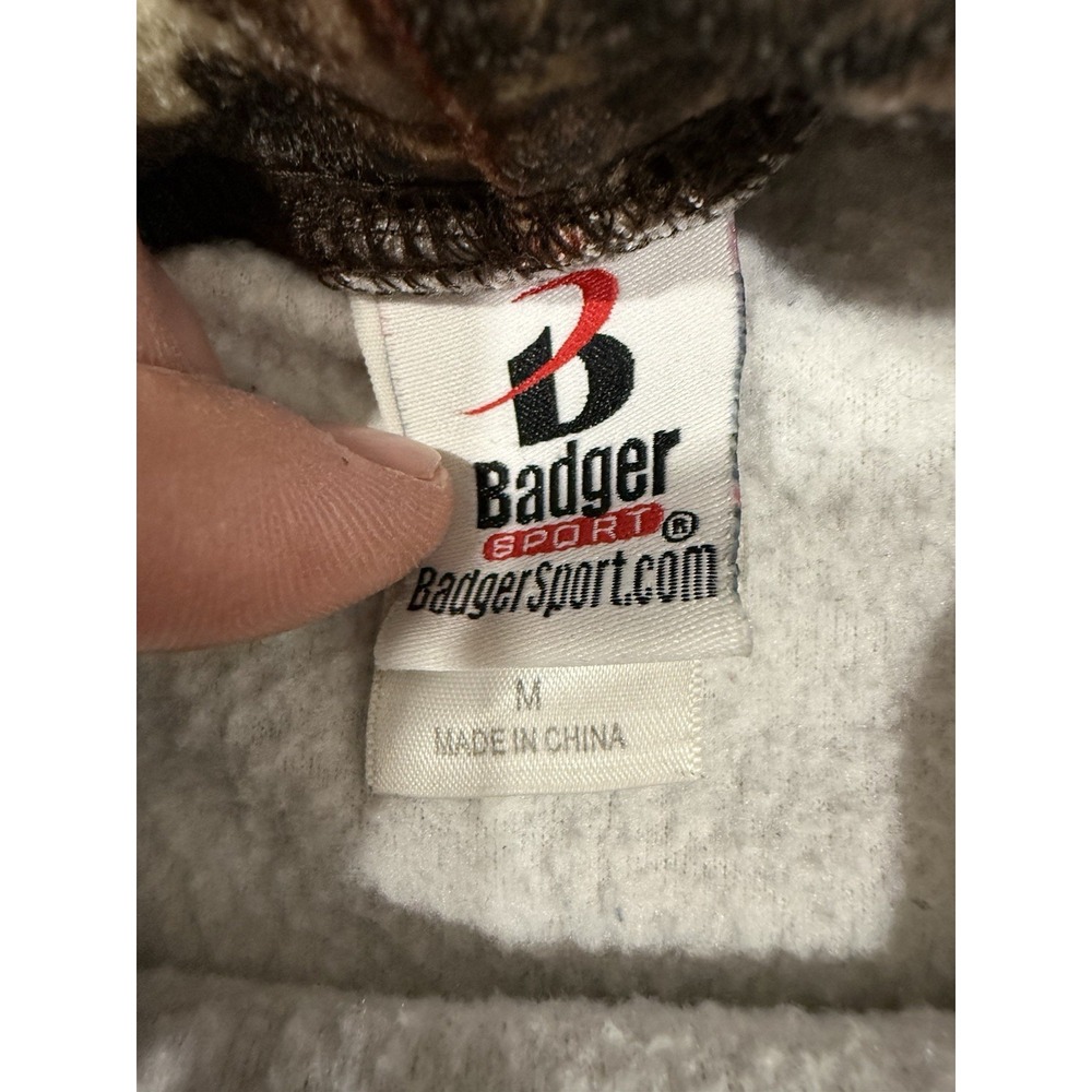 Vintage Camo Badger Sport Hoodie Mens Medium Grand valley State Lakers - Picture 6 of 10